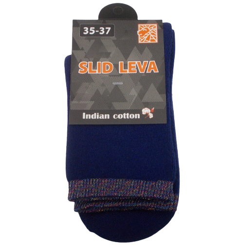 

Женские носки с махрой Slid leva 35-37 синие 223009А