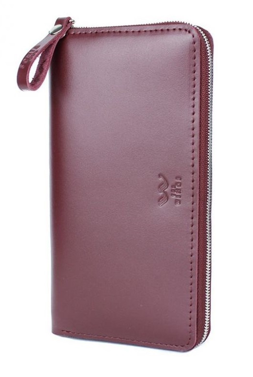 

Портмоне женское кожаное The Wings KEEPER ZIP винный TW-Keeper-zip-2-mars-ksr