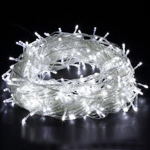 

Гирлянда светодиодная, новогодняя "Классическая", 200 LED, 13м, белая, (прозрачный провод)