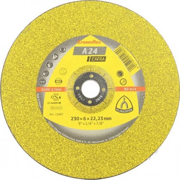 Круг зачистной Klingspor Kronenflex KS EXTRA A24EX S 230х6х22,23 GEK ...