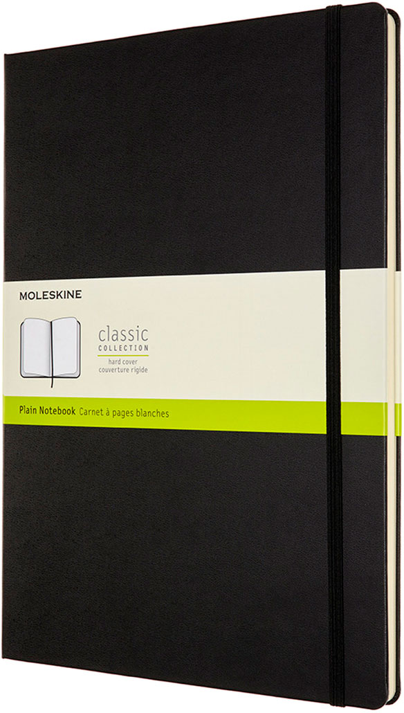 

Записная книга Moleskine Classic 21 x 29.7 см без линовки Черная (8053853602824)