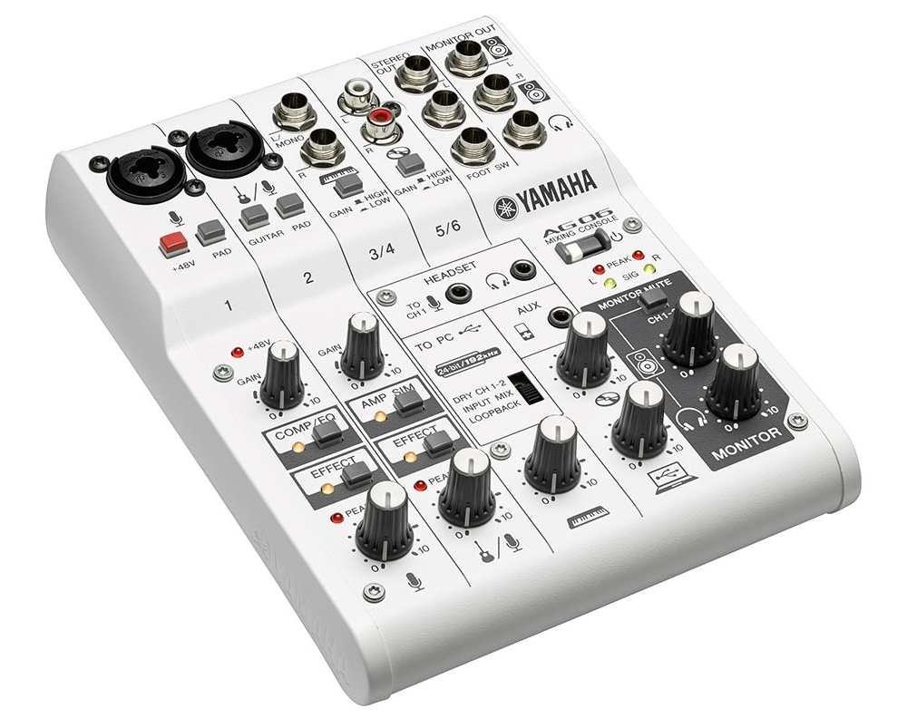 

Аудиоинтерфейс Yamaha AG06