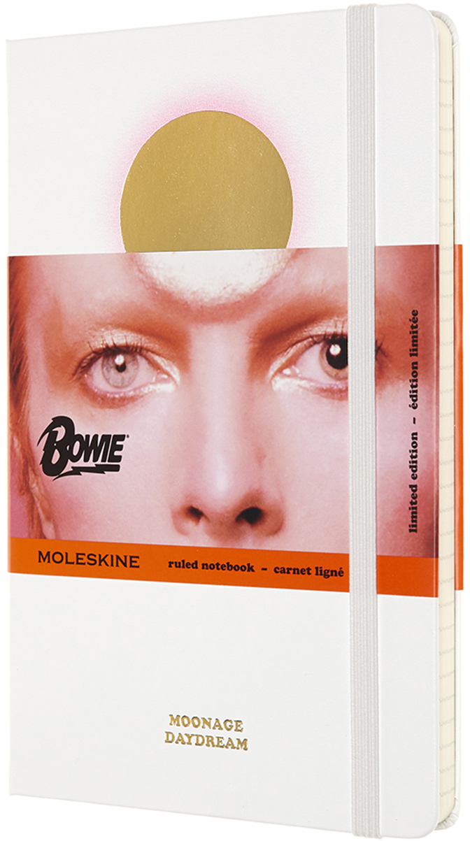 

Записная книга Moleskine David Bowie 13 х 21 см 240 страниц в линейку Белая (8053853603807)