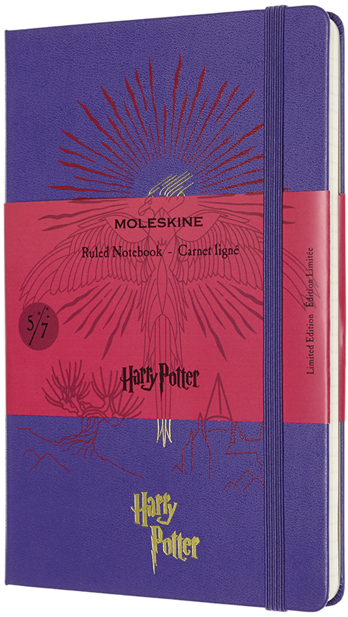 

Записная книга Moleskine Harry Potter 13 х 21 см 240 страниц в линейку 5/7 Фиолетовая (8053853603982)