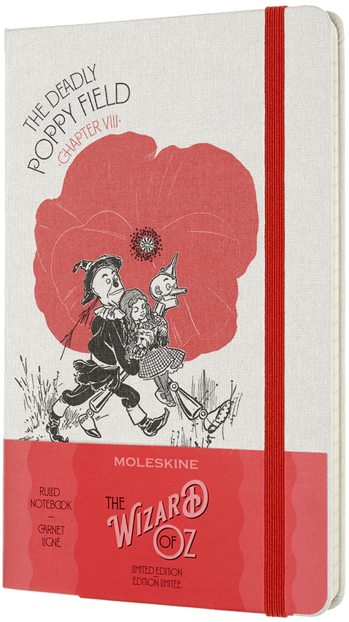 

Записная книга Moleskine Wizard of OZ 13 х 21 см 240 страниц в линейку Красная (8056420851267)