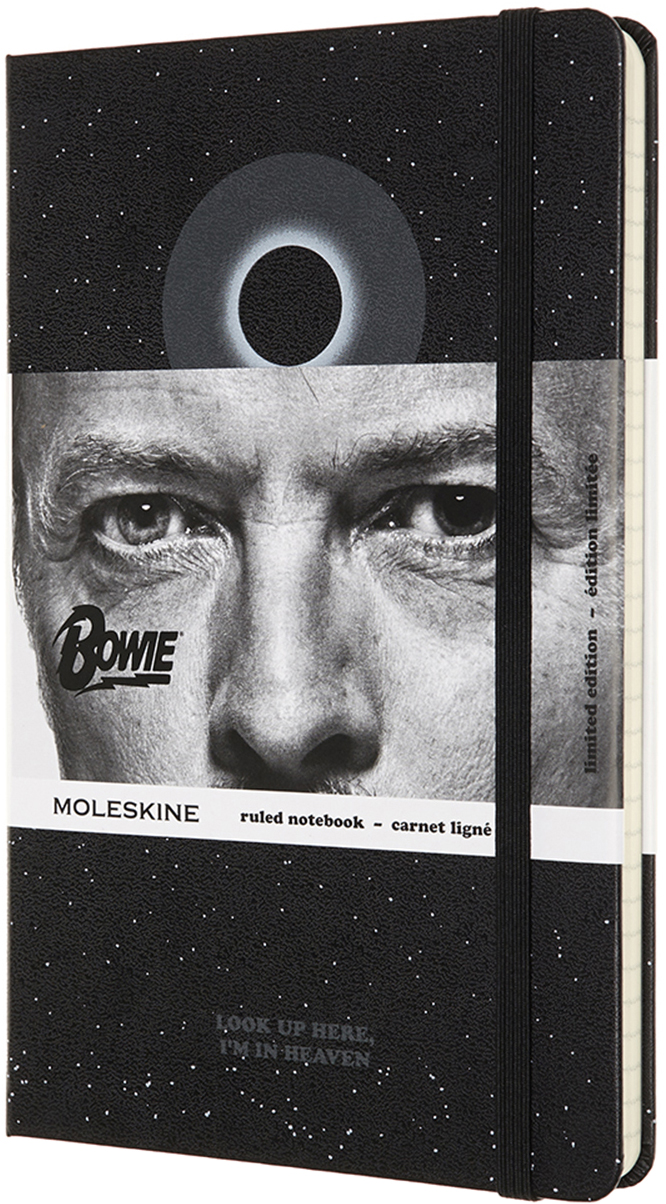 

Записная книга Moleskine David Bowie 13 х 21 см 240 страниц в линейку Черная (8053853603814)