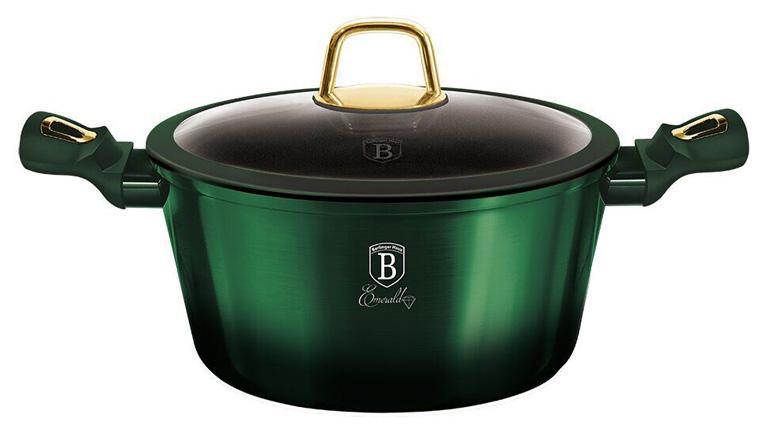 

Кастрюля Berlinger Haus Emerald Collection 4.1л с титановым покрытием