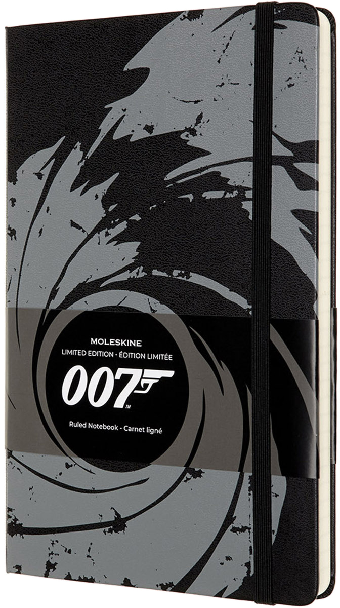 

Записная книга Moleskine James Bond 13 х 21 см 240 страниц в линейку Черная (8053853603838)