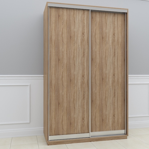 

Двухдверный шкаф купе Viant 3-7 150x60x240 Дуб сонома ДСП + ДСП