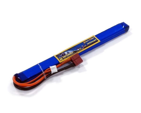 

Аккумулятор для страйкбола Dinogy Li-Pol 7.4V 2S 1000mAh 25C 10х15х185мм T-Plug