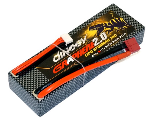

Аккумулятор Dinogy G2.0 Li-Pol 3700mAh 11.1V 3S 70C Hardcase 25x46x138мм T-Plug