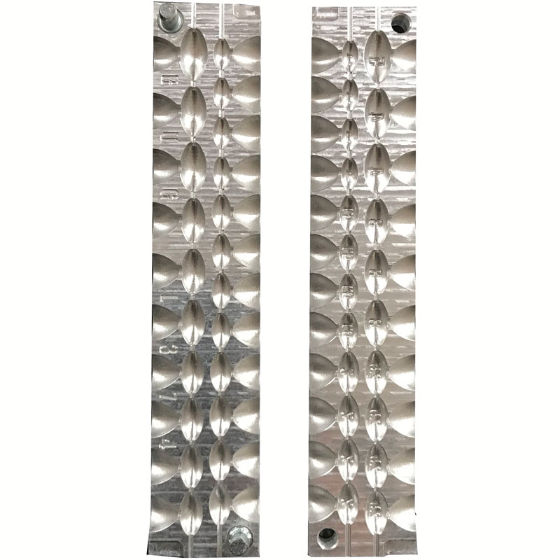 

ЧПУ алюминиевая форма Bugmolds Скользящий груз Оливка 1-5 г (L374)