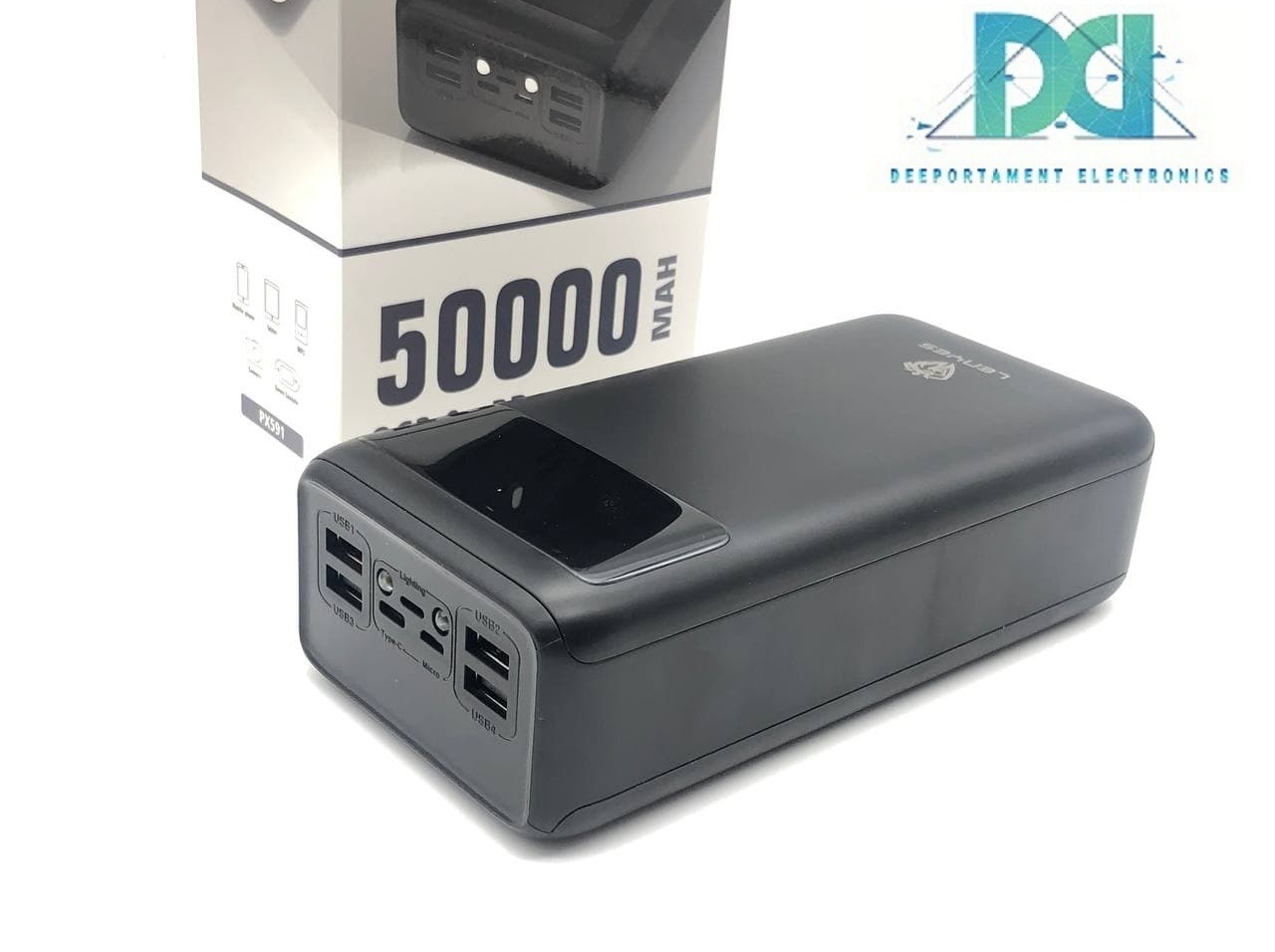 

УМБ Портативное зарядное устройство Power bank Lenyes PX591 50000mAh