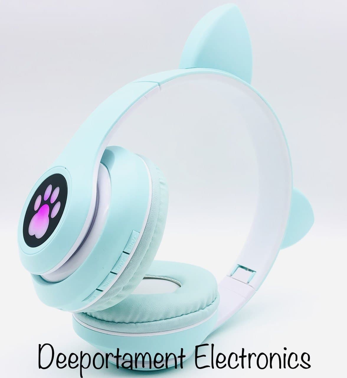 

Наушники беспроводные Bluetooth детские с микрофоном Cat Ear Headset VZV-P33M (голубой+белый)