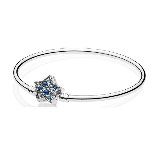 

Серебряный Браслет-бангл Пандора ЗВЕЗДА 17 597534NCBMX