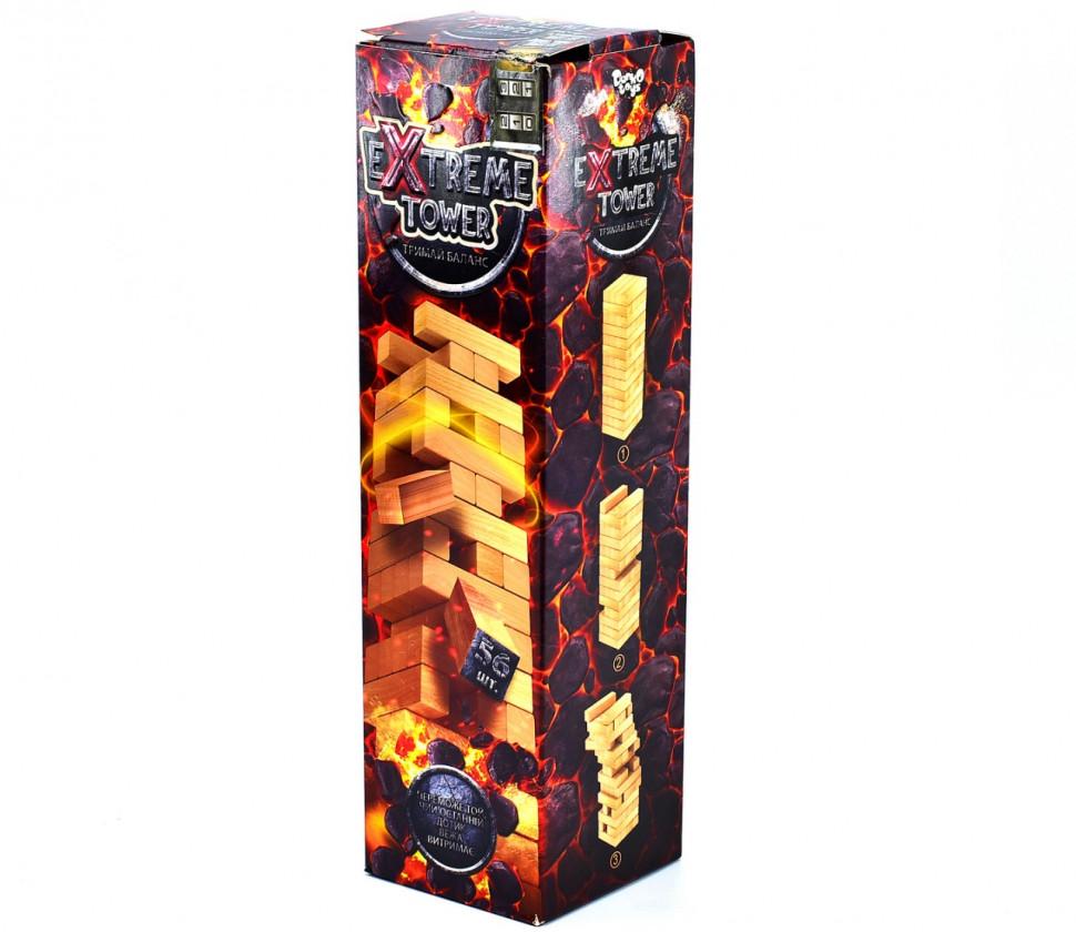 

Развивающая настольная игра Дженга "EXTREME TOWER" XTW-01, 56 брусков