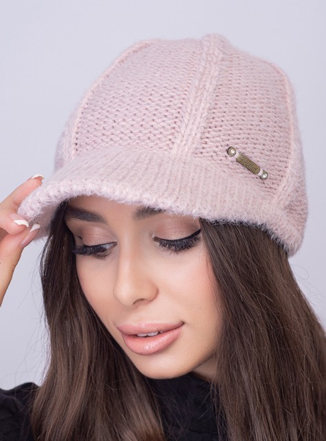 

Женская шапка DeMari Ручеек 54-59 Св-пудра