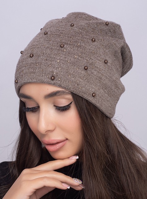 

Женская шапка DeMari Марс 54-58 Мокко