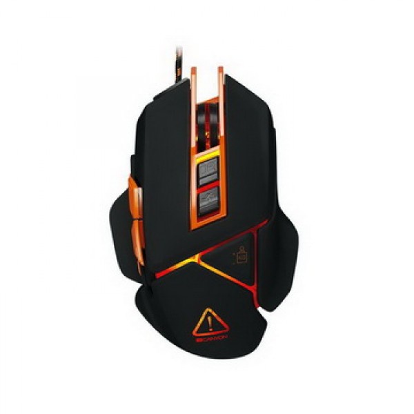 

Мышь Canyon Hazard CND-SGM6N Black/Orange USB