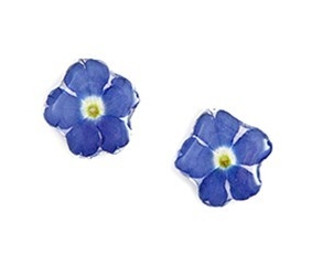 

Серьги-гвоздики BLOOMERY c синей вербеной в эпоксидной смоле (Eg23017/3)