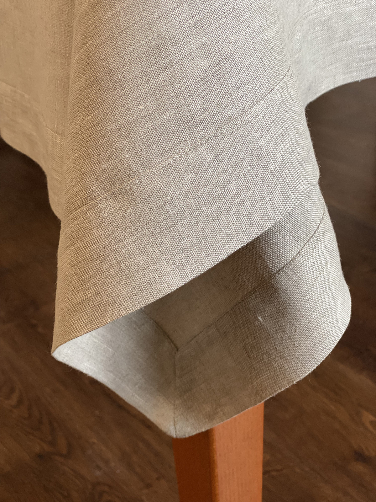

Льняная скатерть натуральный цвет экрю 150 x 300 см - linen island