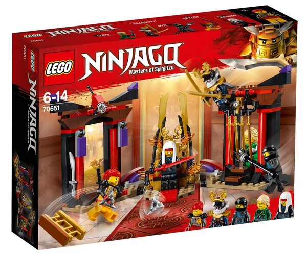 

Конструктор LEGO NINJAGO Решающий бой в тронном зале (70651)