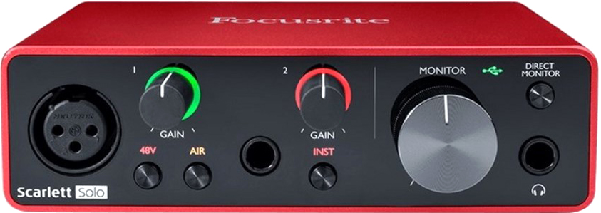 

Аудиоинтерфейс Focusrite Scarlett Solo 3rd Gen (228802)