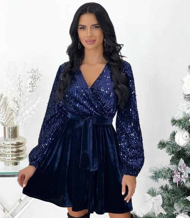 

Платье G&M k-87314 - Размер цвет синий, Платье G&M k-87314 42-44 Размер цвет синий