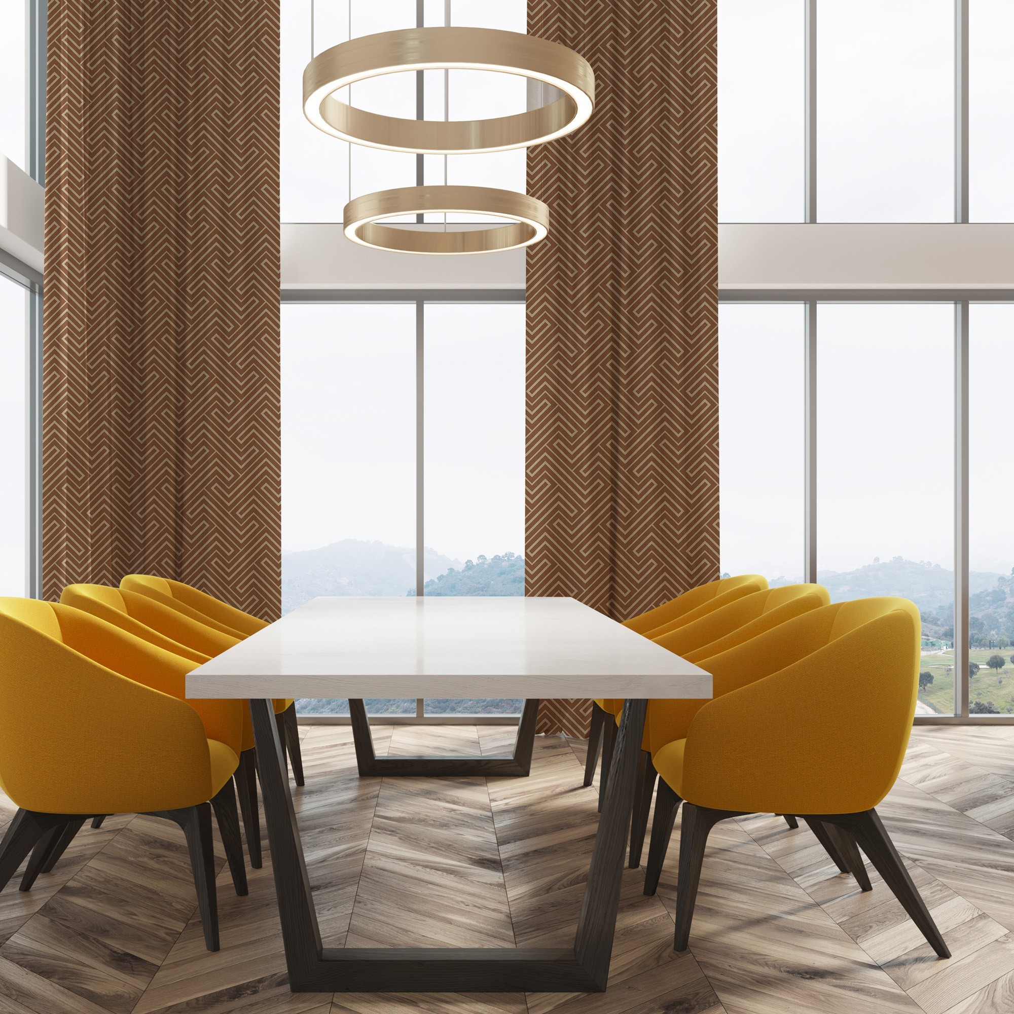 

Готовый комплект штор 290х250см Блэкаут AdaWall Home P220-7