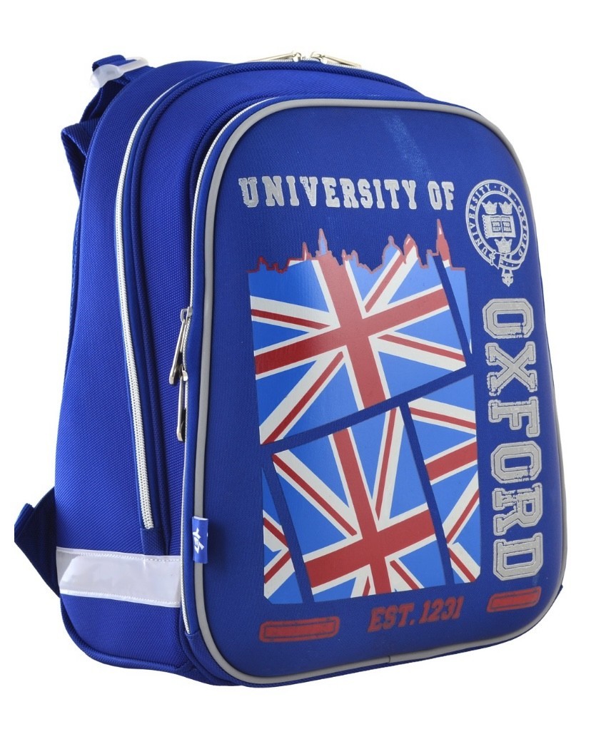 

Рюкзак шкільний каркасний Yes H-12 Oxford для хлопчиків 1.1 кг 29х38х15 см 16.5 л (555956)
