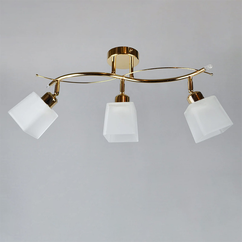 

Люстра стельова Light House NM-14811/3 FGD + WT E27 CT золото