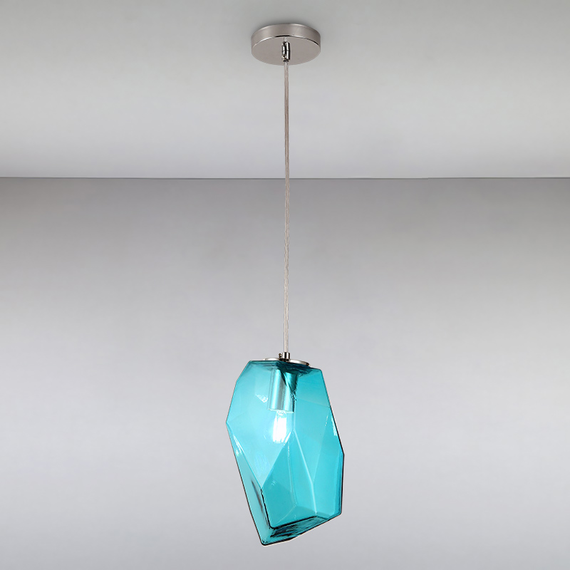 

Люстра подвесная Light House LS-14839-1 BL голубая