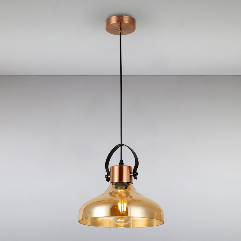 

Люстра подвесная Light House LS-14862-1 BR коричневая