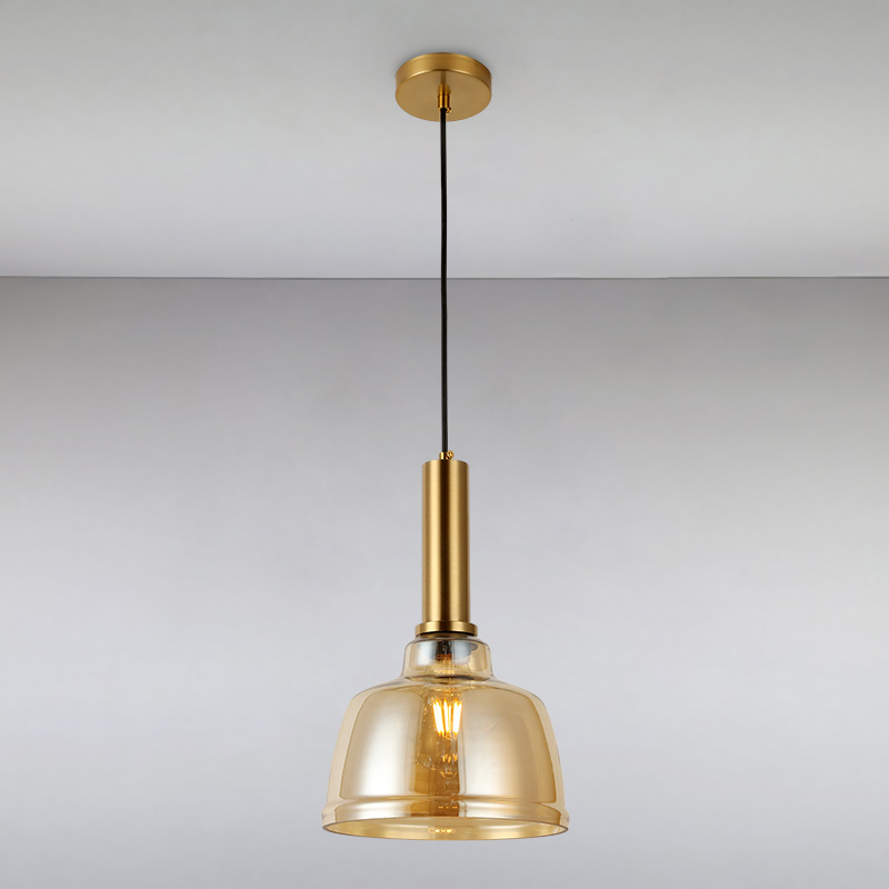 

Люстра подвесная Light House LS-14866-1 BR коричневая