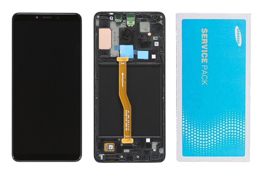 

Дисплейный модуль (экран) для Samsung A920F Galaxy A9 (2018) Чёрный Оригинал 100% SERVICE PACK GH82-18308A