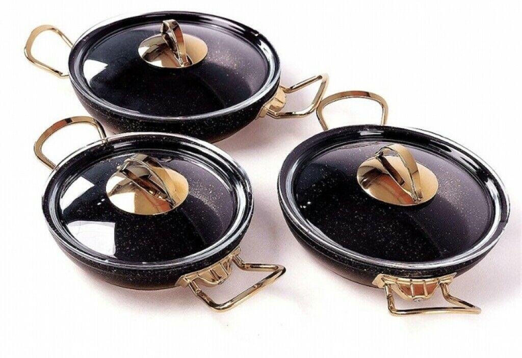 

Набор посуды Oms 3032-Gold 6 предметов золотистый