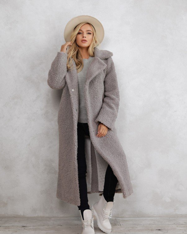 

Пальто ISSA PLUS 12287 XL серое