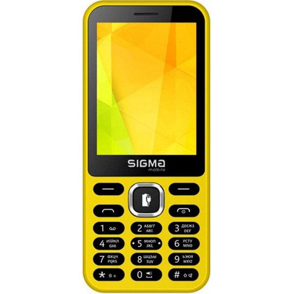 

Мобильный телефон Sigma mobile X-style 31 Power Dual Sim Yellow