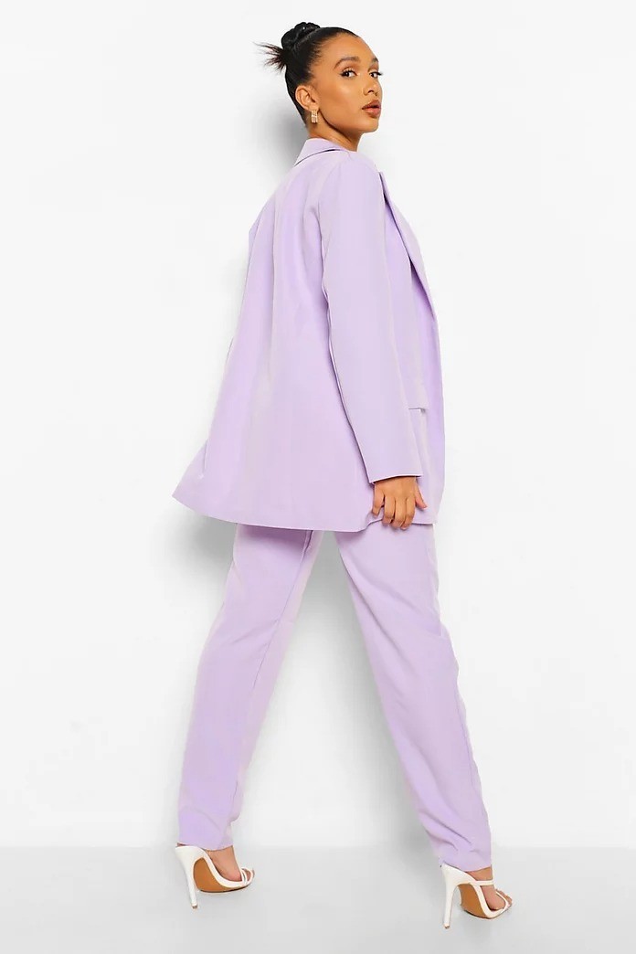

Брюки Boohoo  сиреневый 8520123002764, Брюки Boohoo 40 сиреневый 8520123002764