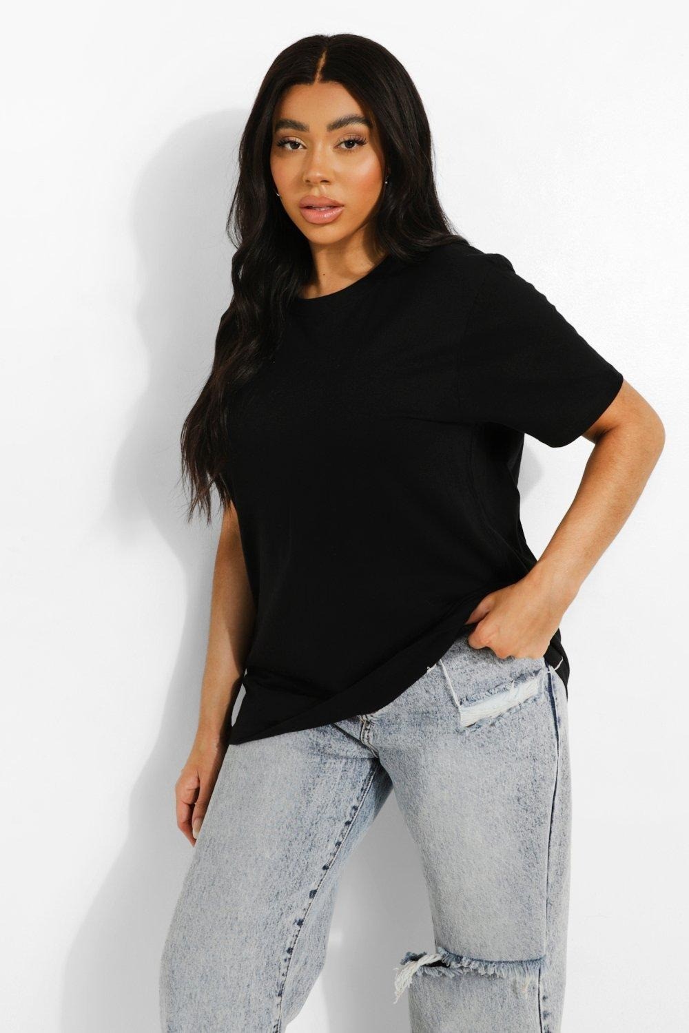 

Футболка Boohoo 46 Черный 9856200001291