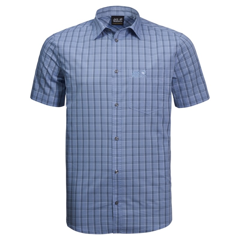 

Тенниска HOT SPRINGS SHIRT  Jack Wolfskin 1402332-7798  Голубой, Тенниска HOT SPRINGS SHIRT M Jack Wolfskin 1402332-7798 M Голубой