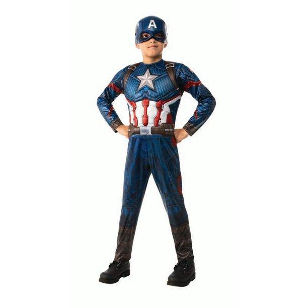 

Детский Костюм с Маской Капитан Америка 5-7 лет Marvel Costume Captain America Rubies 700810M