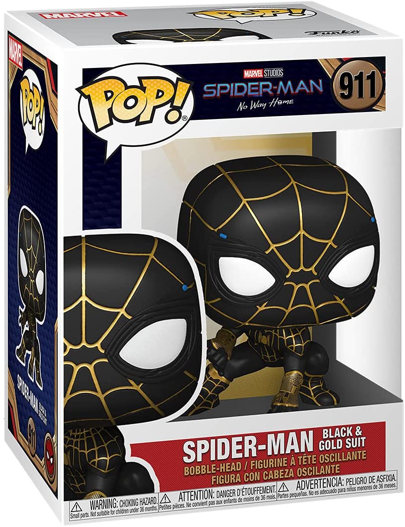 

Фигурка Фанко Человек-Паук Чёрно-Золотой №911 Marvel: Spider-Man Black and Gold Suit Funko 56827