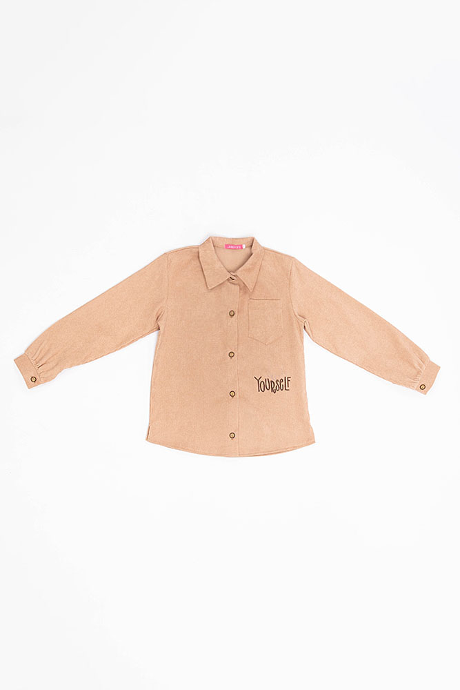 

Сорочка на дівчинку Jak pani 140 бежевий (SKT000590312)