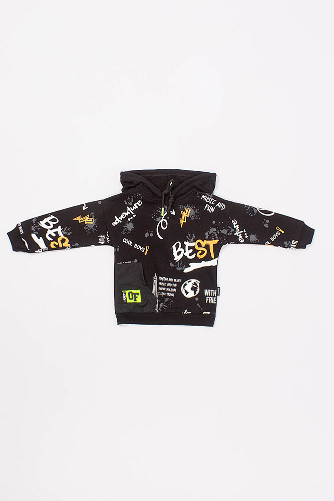 

Худі на хлопчика TUFFY 92 чорний (SKT000570996)