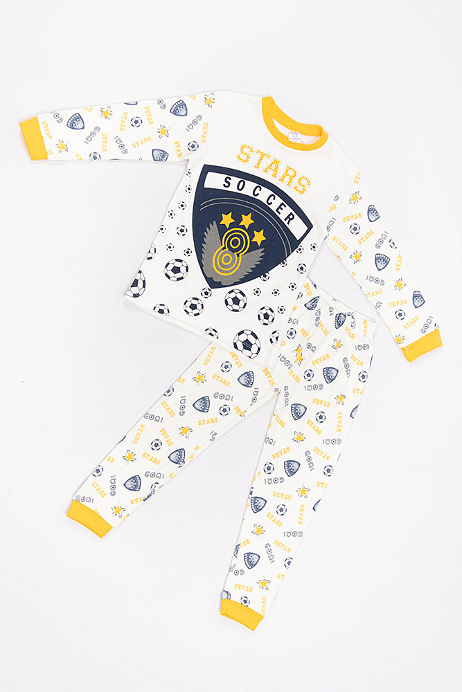 

Піжама "Stars" на хлопчика SUPERMINI 128 жовтий (SKT000594599)