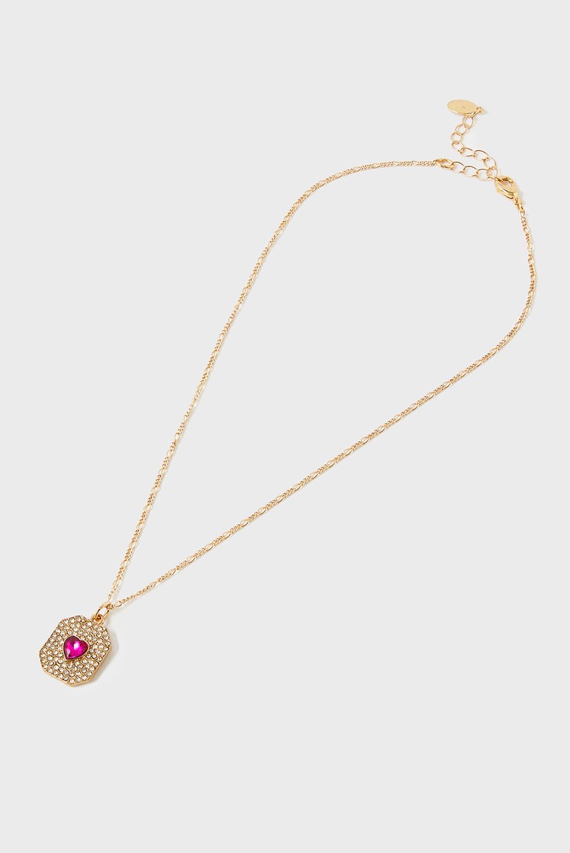 

Женская золотистая подвеска NEW DECADENCE HEART Accessorize OS 282113
