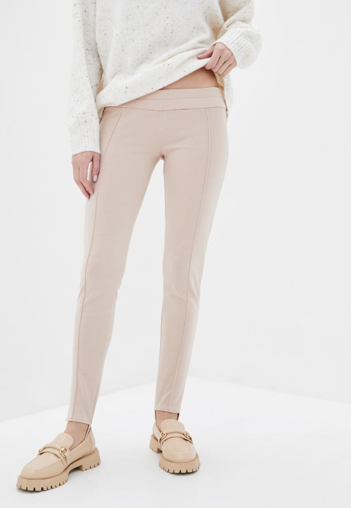 

Женские трикотажные леггинсы-брюки с тормозами Подіум 13477-BEIGE XXL Бежевый