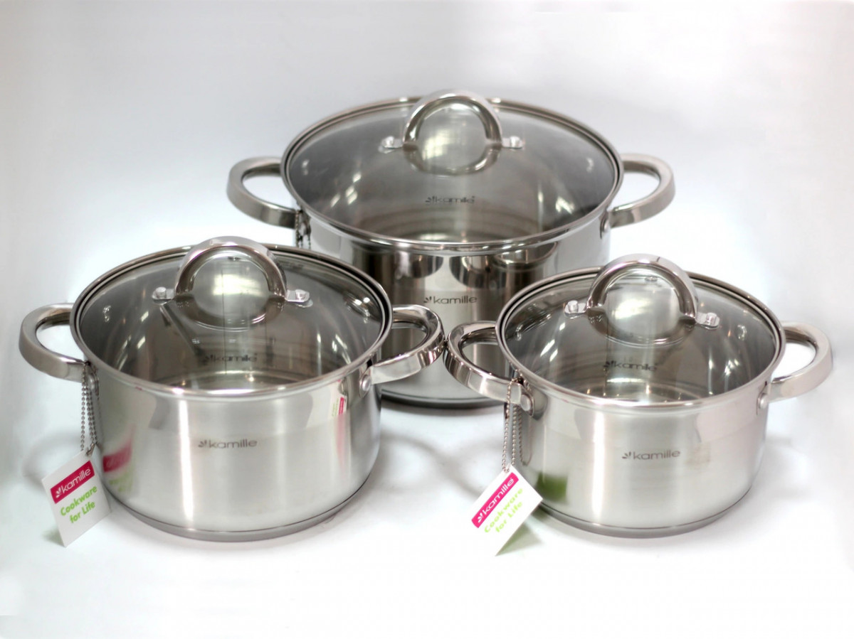 

Набор кастрюль 6 предметов Kamille KM-5629S