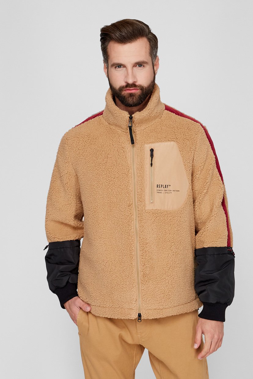 

Мужская бежевая куртка Replay  M3507 .000.10290, Мужская бежевая куртка Replay M M3507 .000.10290